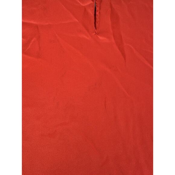 Vintage Margaretha Ley Escada Womens Blouse Size 36 Burnt Orange with Blemishes - Picture 7 of 10